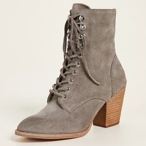 Jeffrey Campbell Elman Boots Size 7 - Taupe Suede